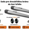 Sada pro dvoukřídlou bránu do 5m/křídla, 2x TO5016P-230 V, 385 W, 3200 N, 1x MC800, 1x OXIBD, 1x ON2E, 1x BF, zvýšená síla pro větší zatížení